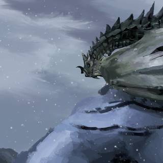 Winter fantasy art wallpaper