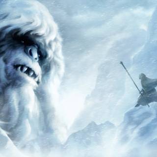 Winter fantasy art wallpaper