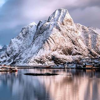 Winter Norway iPhone wallpaper