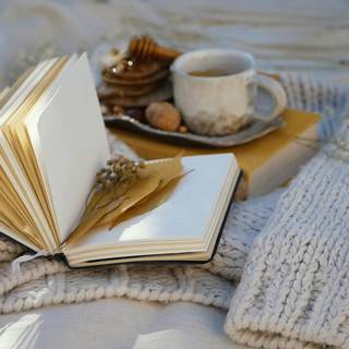 Winter books 1920x1080 wallpaper