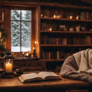 Winter books 1920x1080 wallpaper