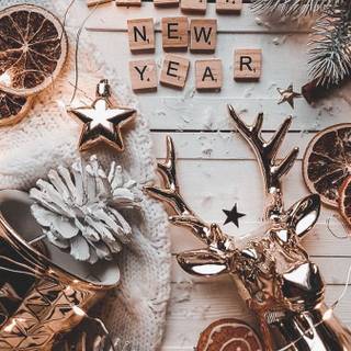 Winter Christmas New Year wallpaper