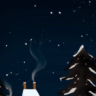 Winter Christmas New Year wallpaper