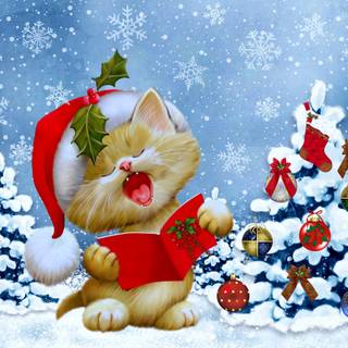 Winter Christmas New Year wallpaper