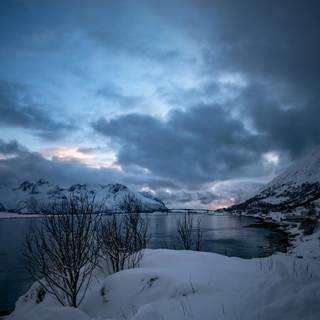 Winter Norway iPhone wallpaper