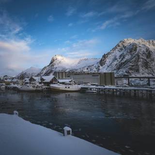 Winter Norway iPhone wallpaper