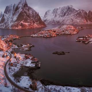 Winter Norway iPhone wallpaper
