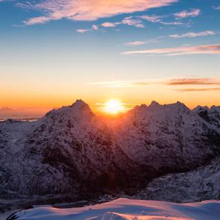 Winter Norway iPhone wallpaper