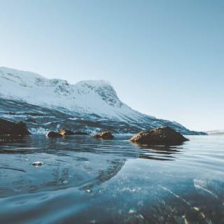 Winter Norway iPhone wallpaper