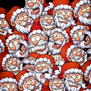 Christmas crazy wallpaper