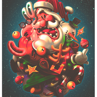 Christmas crazy wallpaper