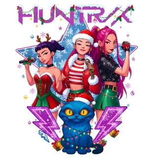 Christmas Kpop Demon Hunters wallpaper