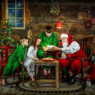 Artistic Christmas wallpaper