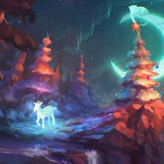 Artistic Christmas wallpaper