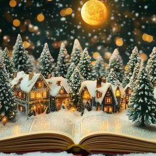 Miniature Christmas wallpaper