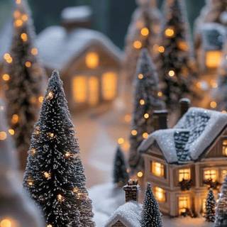 Miniature Christmas wallpaper