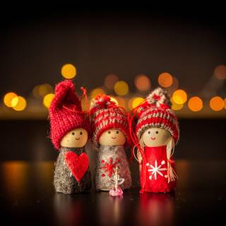 Miniature Christmas wallpaper