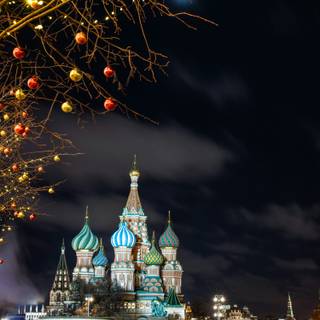 Moscow Christmas wallpaper