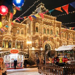 Moscow Christmas wallpaper