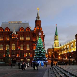 Moscow Christmas wallpaper