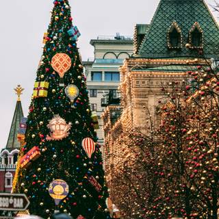 Moscow Christmas wallpaper