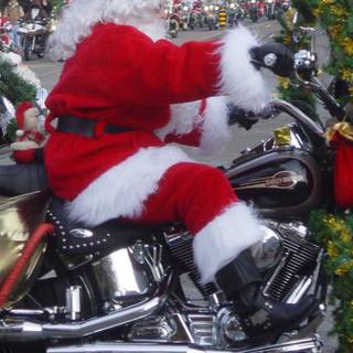 Motorcycle Christmas wallpaper