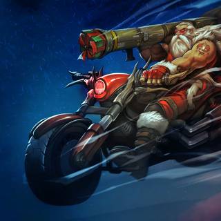 Motorcycle Christmas wallpaper