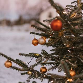 Miniature Christmas wallpaper