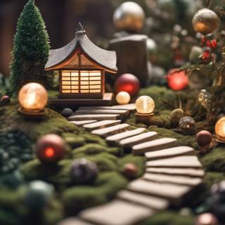 Miniature Christmas wallpaper