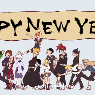 Sasuke Happy New Year wallpaper