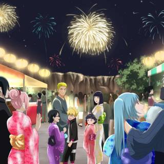 Sasuke Happy New Year wallpaper