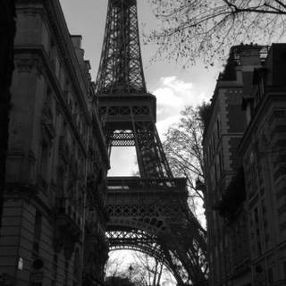 Dark Paris wallpaper