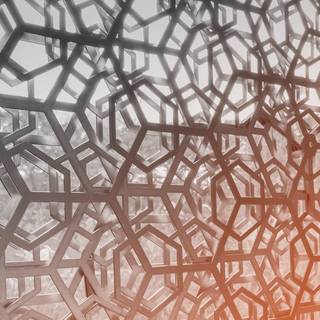 Perforated wallpaper