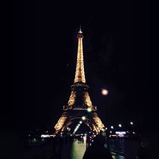 Dark Paris wallpaper