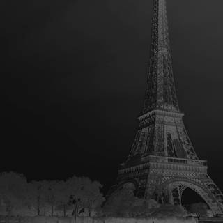 Dark Paris wallpaper