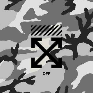 Black and white camo wallpaper
