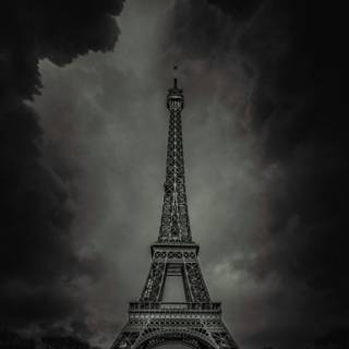 Dark Paris wallpaper