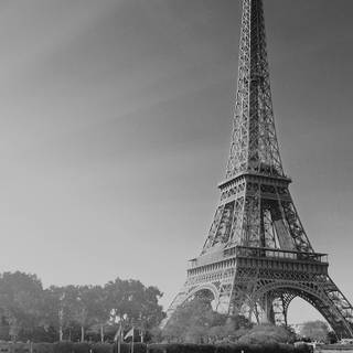 Dark Paris wallpaper