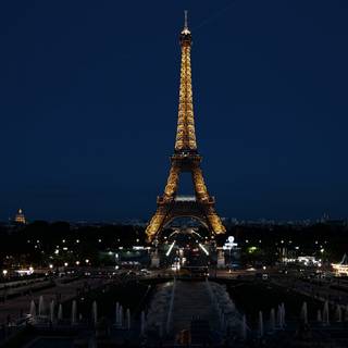 Dark Paris wallpaper