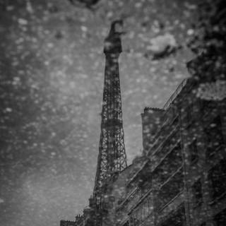 Dark Paris wallpaper