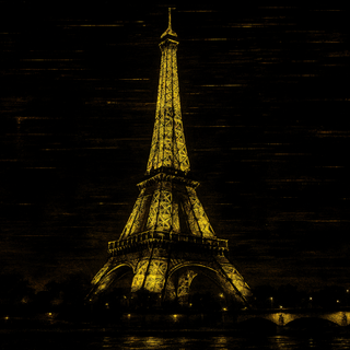 Dark Paris wallpaper