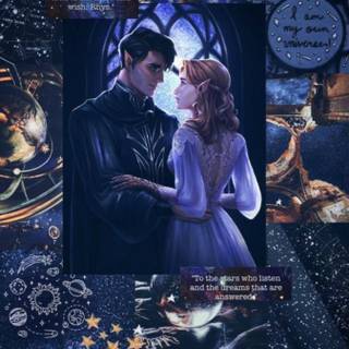 Feyre and Rhysand wallpaper