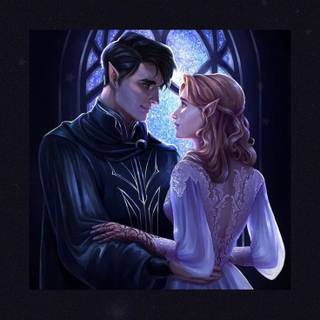 Feyre and Rhysand wallpaper