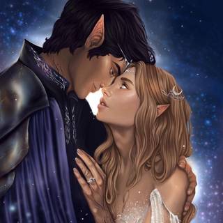 Feyre and Rhysand wallpaper