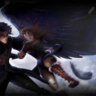 Feyre and Rhysand wallpaper