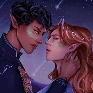 Feyre and Rhysand wallpaper