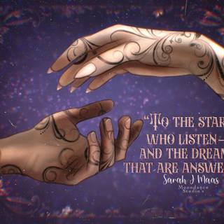 Feyre and Rhysand wallpaper