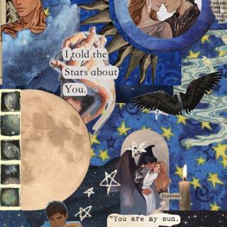 Feyre and Rhysand wallpaper