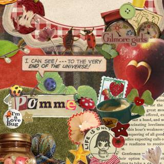 Whimsy twee wallpaper