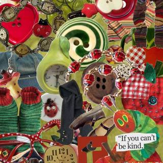 Whimsy twee wallpaper